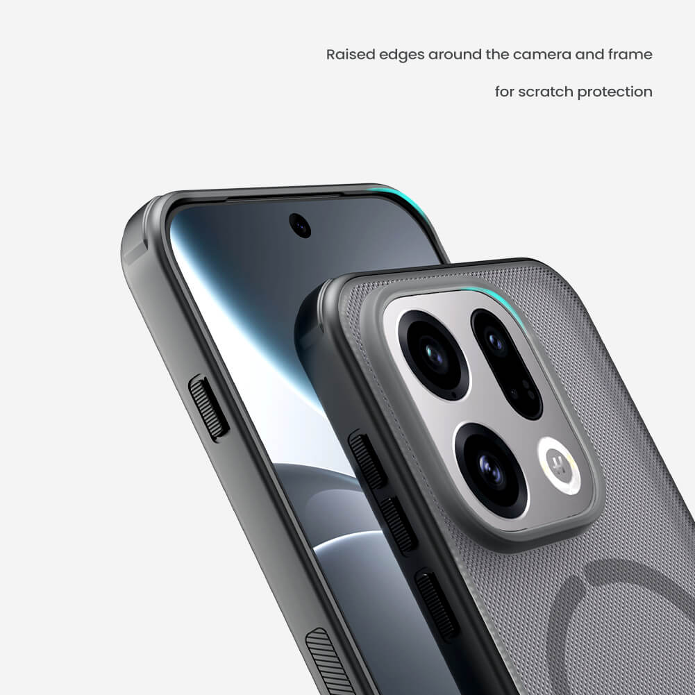 Чехол-крышка NILLKIN для Oppo Find X9 (серия Frosted shield Pro Magnetic case Clear)